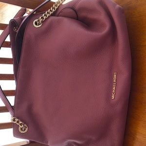 Pink- leather- like new